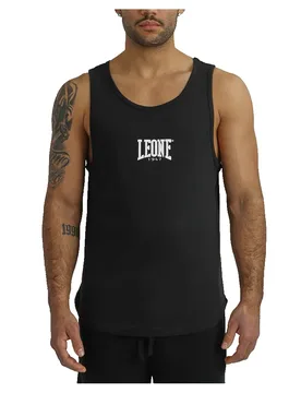 T-shirt Sans Manches Center Black M - Leone1947 - FashionsVida