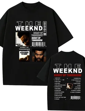 Rapper The Weeknd Hurry Up Tomorrow Album Cover T-shirt Men Women Hip Hop Fashion Pop Music Streetwear Male Summer Casual Tees - Aliexpress - FashionsVida