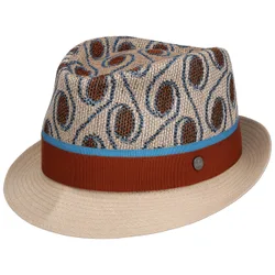 Benita Dots Trilby Hat by - beige-blue - Damen - Size: L (58-59 cm)