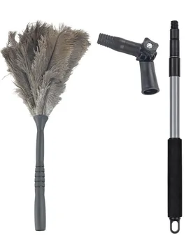 Straußenfeder-Staubwedel mit Stiel - Maximex - FashionsVida