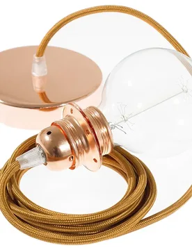 Cables Lampe Suspendue Pendel Pour Abat-jour Rm22 Diy 2 M Whiskey / Copper One Size - Creative - FashionsVida