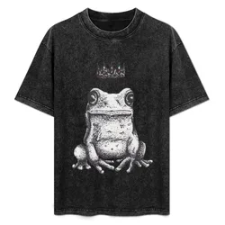 King froggy T-Shirt Large Size Loose Casual Tee