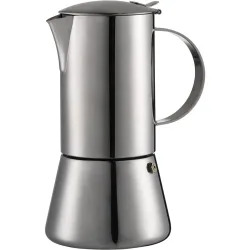 Cafetera italiana de inoxidable apta inducción