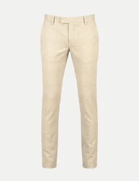 Super Stretch Slim-Fit Chino Style ROB Beige 32/34 - Alberto - FashionsVida