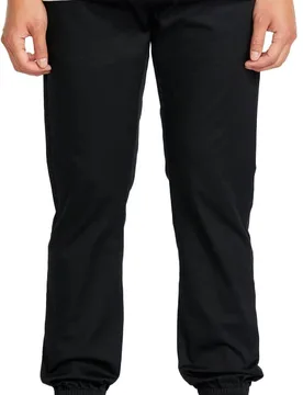 Jogging confortable - Frickin Slim Jogger Black - Taille S - Noir - Volcom - FashionsVida