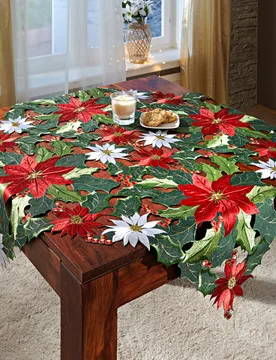 Mitteldecke "Weihnachtsstern", 85 x 85 cm - Eldo - FashionsVida
