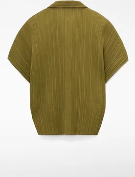 Camisa de mujer con cuello italiano y manga japonesa - Adolfo Dominguez - FashionsVida
