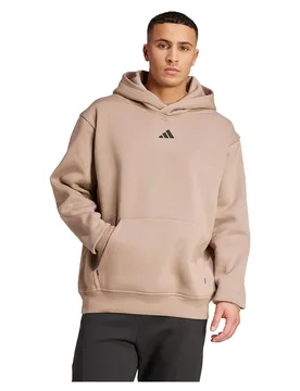 Sweat à Capuche Power Oversize Chalky Brown M - Adidas - FashionsVida