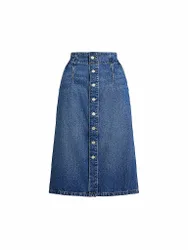Jupe en jean bleu marine 25