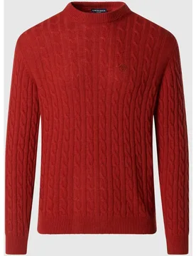 Suéter de hombre cuello redondo en mezcla de lana y cashmere - North Sails - FashionsVida