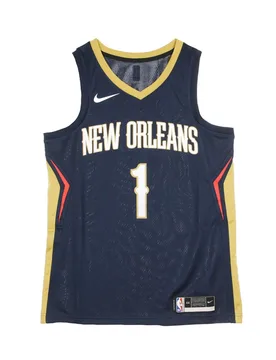 Canotta Basket Uomo Nba Swingman Jersey Icon Edition 2020 No 1 Zion Williamson Neopel College Navy/club Gold - NIKE NBA - FashionsVida