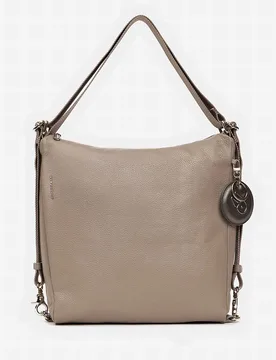 Sac Porté épaule Mellow Leather Hobo Fzt72 Warm Taupe One Size unisex - Mandarina Duck - FashionsVida