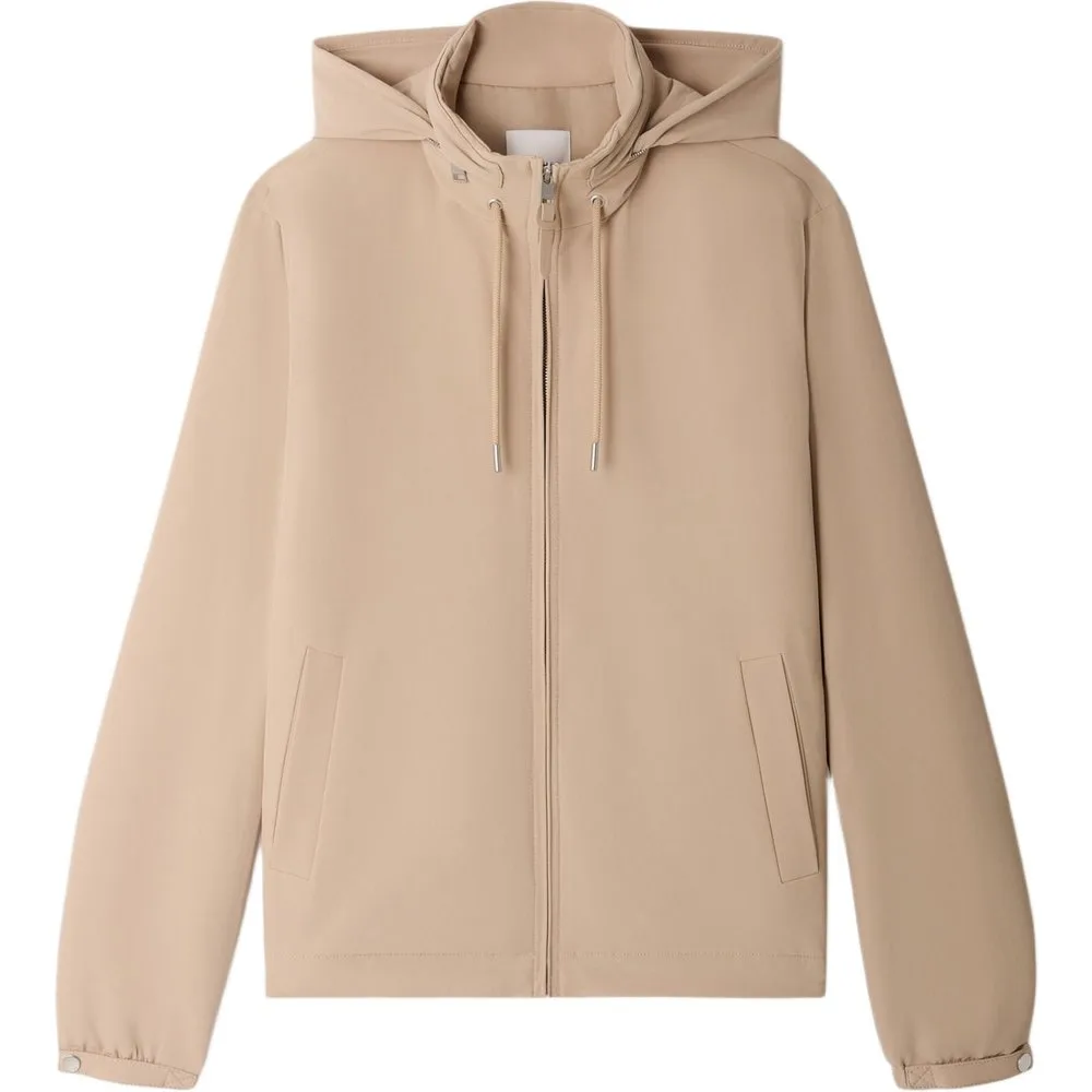 Cazadora bomber de hombre técnica con capucha retráctil - sandro - FashionsVida