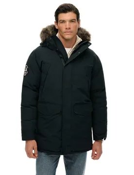 Veste Everest Faux Fur Cedar Dark Green XL - Superdry - FashionsVida