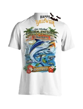 Sport Fishing T-Shirt Charter Boat Mexico Marlin Fishing Tee Shirt Cotton O-Neck Short Sleeve Men's T Shirt Size S-3XL New - Aliexpress - FashionsVida