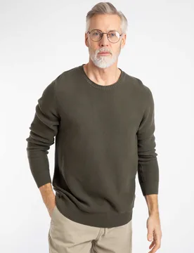 Rhett Mens Crew Neck Knitted Jumper - Weird Fish - FashionsVida