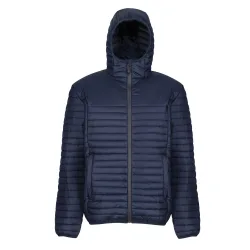 Mens Recycled Padded Jacket (Navy Blue) - Size Small