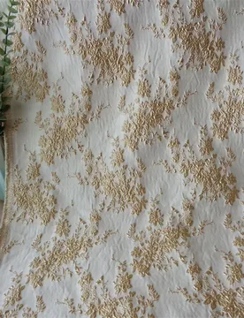 Fashionable and classic embossed gold thread jacquard fabric artistic elegant dress children's evening fashion - Aliexpress - FashionsVida