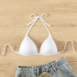 Top bikini triángulo halter S