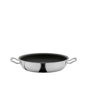Servierpfanne 28cm XL BRIGADE 5Ply-Antihaft schwarz baby - Spring - FashionsVida