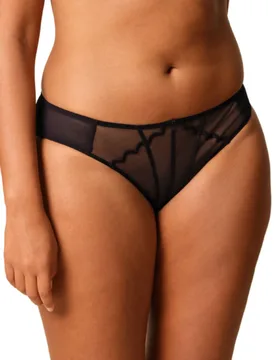 Womens Obsession Brief - Black Polyamide - Size X-Large - Gossard - FashionsVida