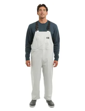 Chubasco Bib Pants Light Grey S Men - PELAGIC - FashionsVida