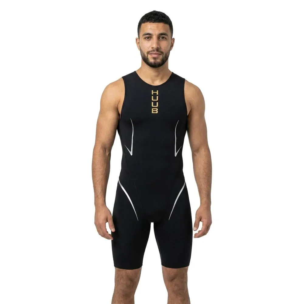 Tc Performance Sleeveless Trisuit Black / Gold M Men - HUUB - FashionsVida