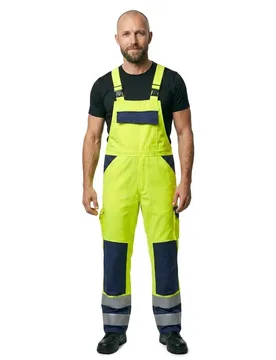 Combinaison Avec Poches Pour Genouillères Safe Compete 07169 Hi-Vis Yellow / Navy 66 - MASCOT - FashionsVida