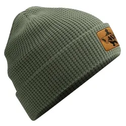 Honeycombe Beanie Khaki One Size Men,Women