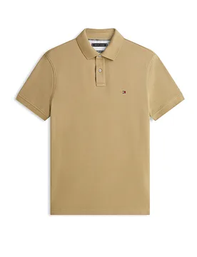 Polo coupe classique camel L - Tommy hilfiger - FashionsVida