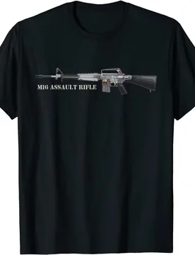 M16 A1 Assault Rifle Cutaway Diagram Inside Gun Details Men T-Shirt Short Sleeve Casual 100% Cotton Shirts - Aliexpress - FashionsVida