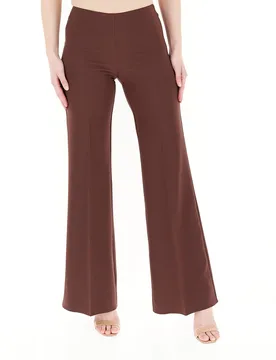 Pantalone flare MARRONE XL - Rinascimento - FashionsVida