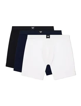 Boxers Em006963_af25033 3 Unità Black / White / Blue M - Emporio armani - FashionsVida