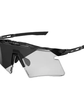 Occhiali Da Sole Fotocromatici Aeroshade 2.0 Titanium Brilliant Crystal Black - SCICON - FashionsVida