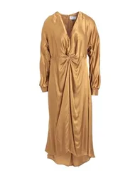 Midi-Kleid Damen Senf 38,40 Damen