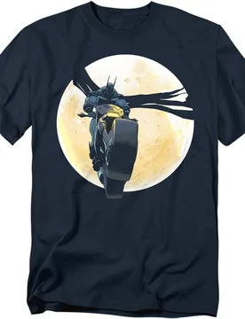 DC Comics T-Shirt - Absolute Motorcycle Moon - M bis 5XL - für Männer - Größe XXL - navy - Lizenzierter Fanartikel - Männer - male - Batman - FashionsVida