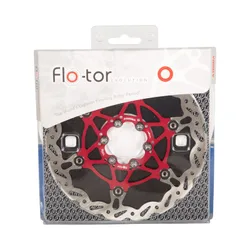 Disco freno flotor evolution alluminio 6 fori flottante rosso