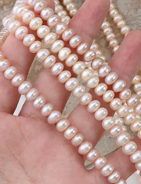 High-quality 6-7mm Bread-shaped Natural Freshwater Pearl Semi-finished Beads for Jewelry Making DIY Necklace Bracelet Accessory - Aliexpress - FashionsVida