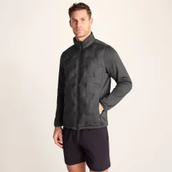 Anick Mens Lightweight Insulated Hybrid Jacket - Deep Slate - Grey - Size Medium