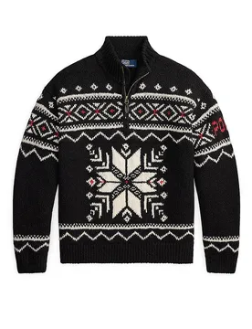 Troyer Pullover noir L - Ralph Lauren - FashionsVida