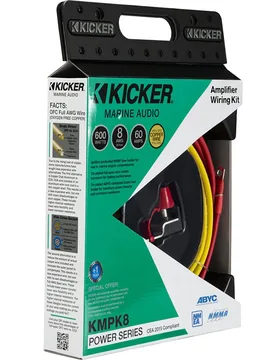 Marine 8awg Amplifier Power Kit Tinned Amplifier One Size unisex - KICKER - FashionsVida