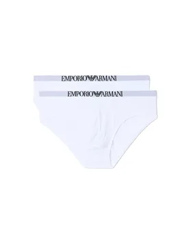 Emporio Armani Slips Em000251_af14134 2 Unités White / White S - Giorgio Armani - FashionsVida