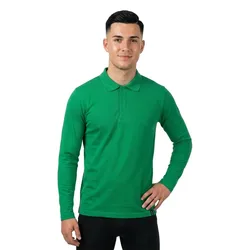 Polo à Manches Longues Crossover 20483 Grass Green M