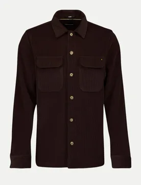 Overshirt aus Stretch-Cord Braun XL - No Excess - FashionsVida