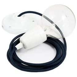 Cables Suspension Luminaire Rm20 50 Cm Dark Blue / White One Size