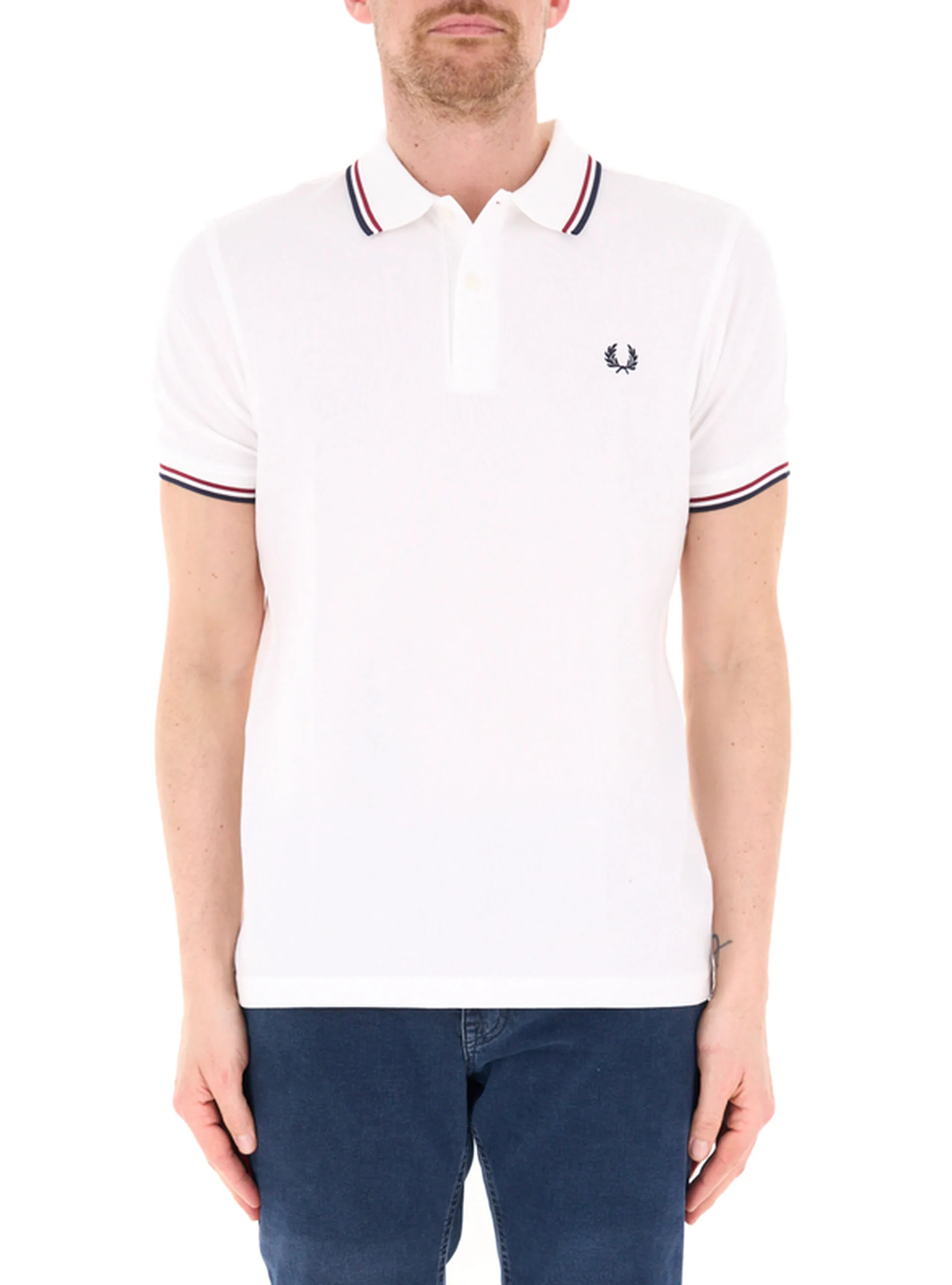 Polo in cotone BIANCO XXL - Fred perry - FashionsVida