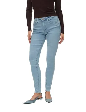 Jean Polly Skinny Light Blue Denim L - Vero moda - FashionsVida