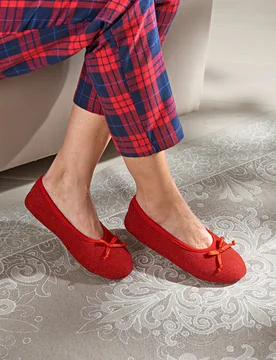 Pagen Ballerina rot - 3Pagen - FashionsVida