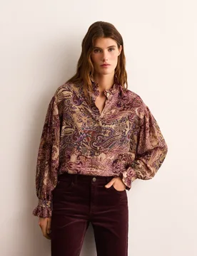 Blusa de mujer manga larga cachemires - Lloyd's - FashionsVida