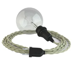 Cables Lampe Suspendue Pour Abat-jour Tc43 3 M Taupe / Black One Size